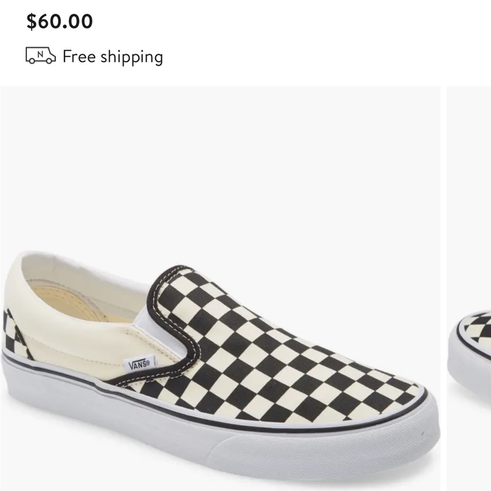 Checkered Vans M7 W8.5